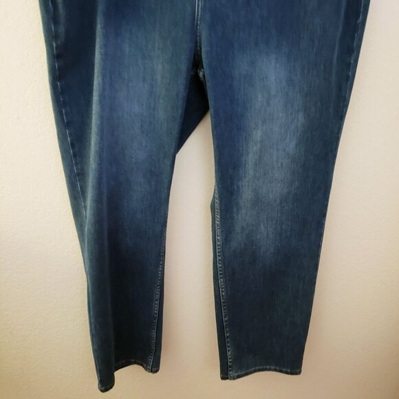 Soft Surroundings Cotton/Modal/Poly/Span Blend Slim Leg Jeans Size 20W EUC - Picture 3 of 9